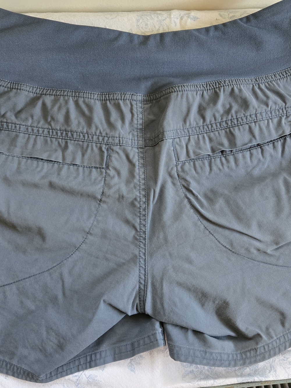 Women's Prana Slate Blue Kanab Shorts - Picture 2 of 4